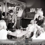 Wedding guests in the bar area at Bartley Lodge Hotel